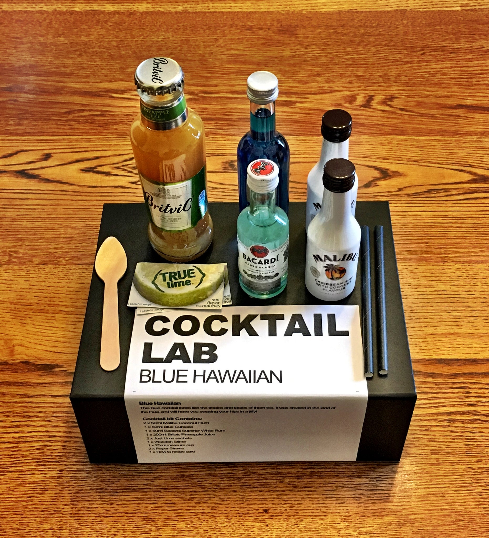 Blue Hawaiian Cocktail Kit Gift Box
