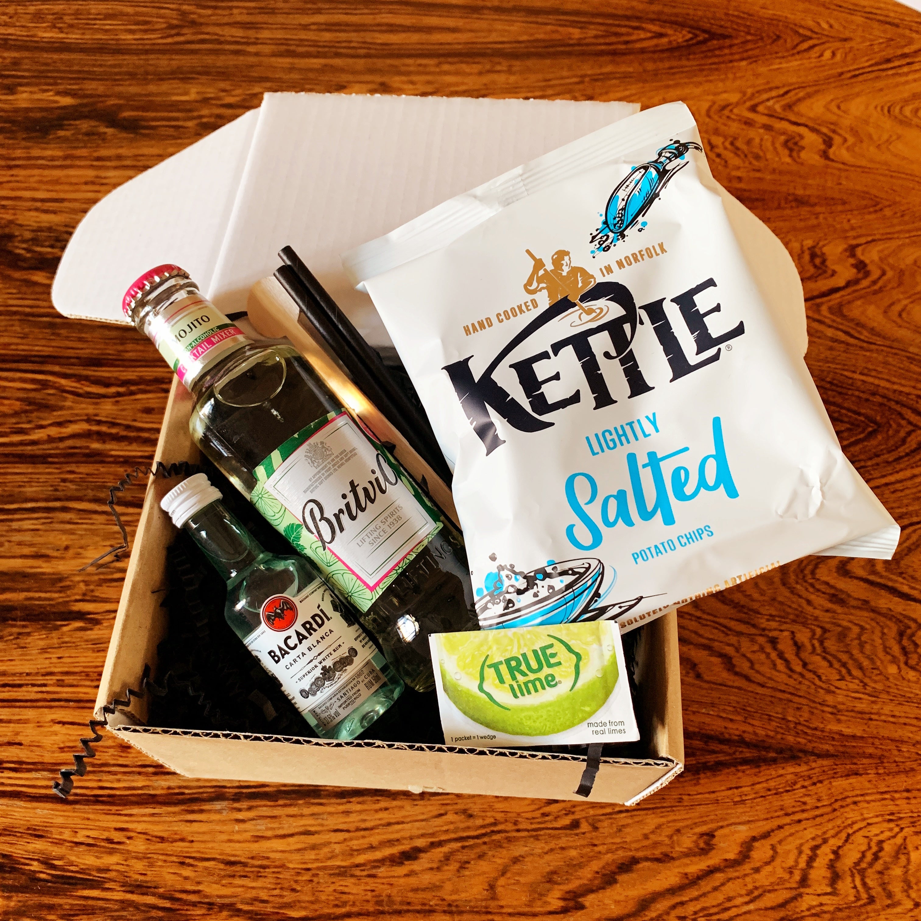 Mojito Cocktail Kit & Crisps Box