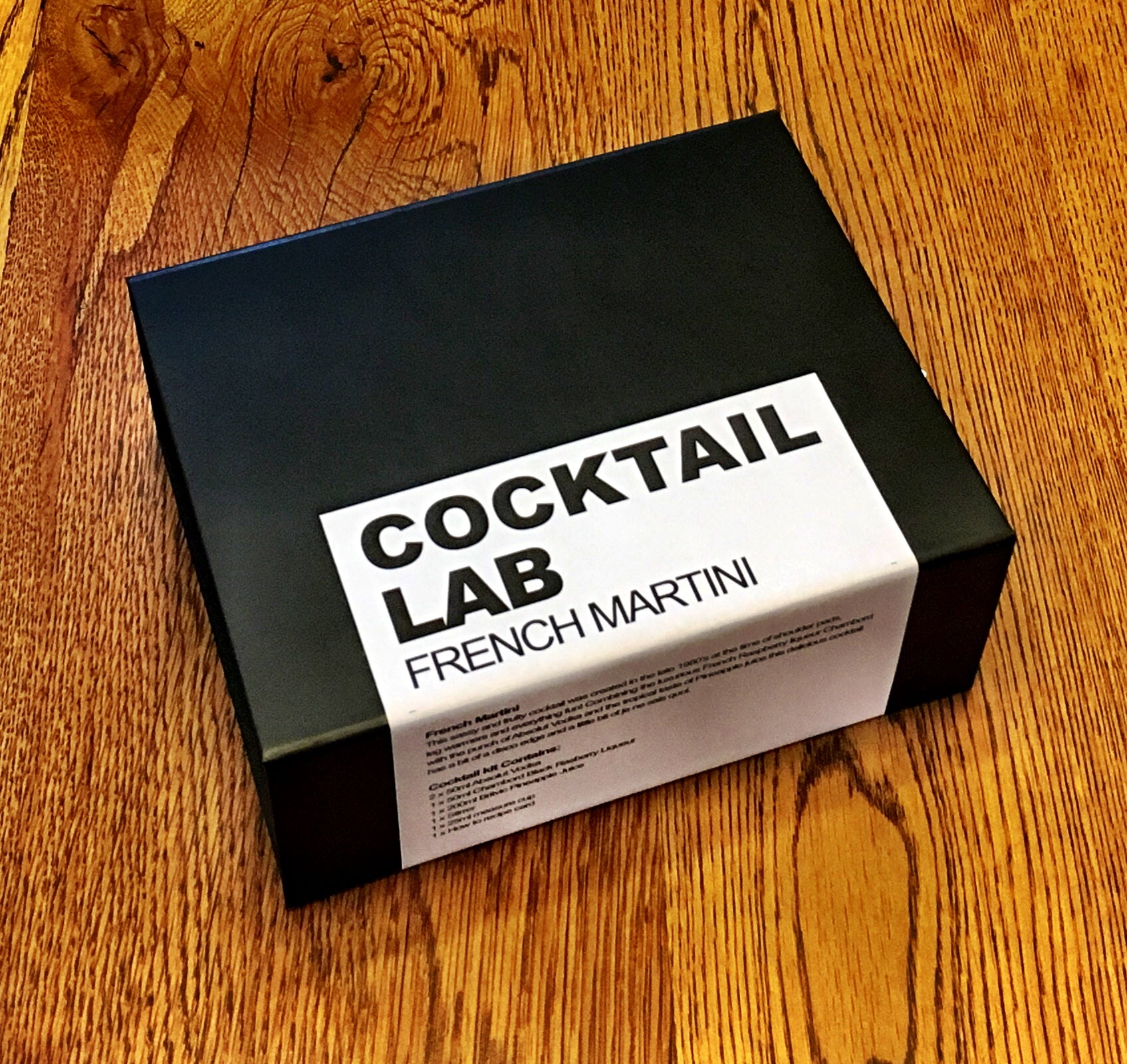 French Martini Cocktail Kit Gift Box