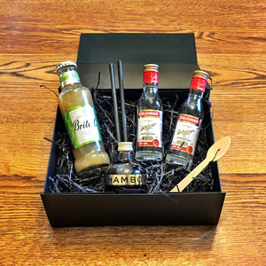 Inside French Martini Cocktail Gift Box