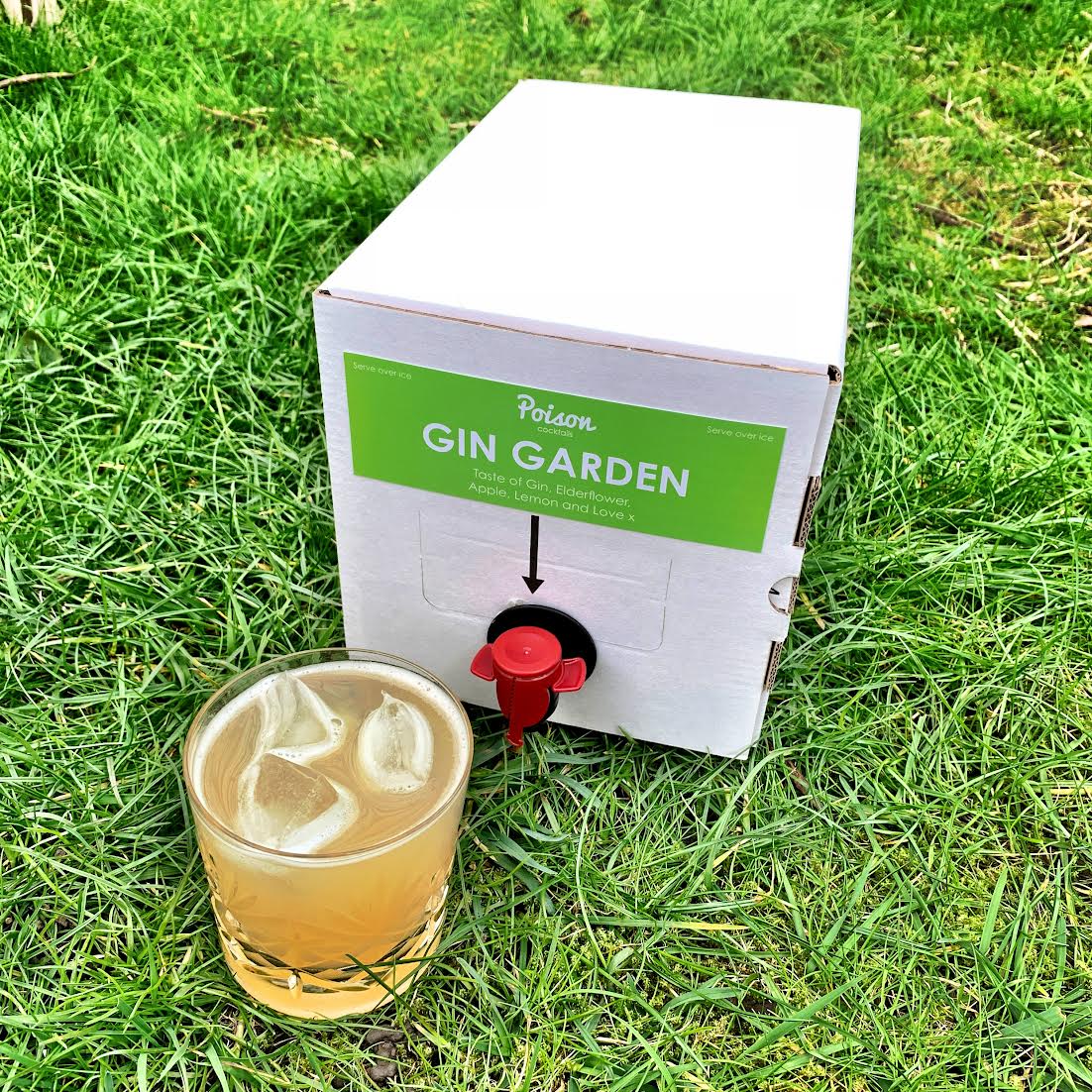 Pre-Mixed Gin Garden Cocktail Box 5 Litre