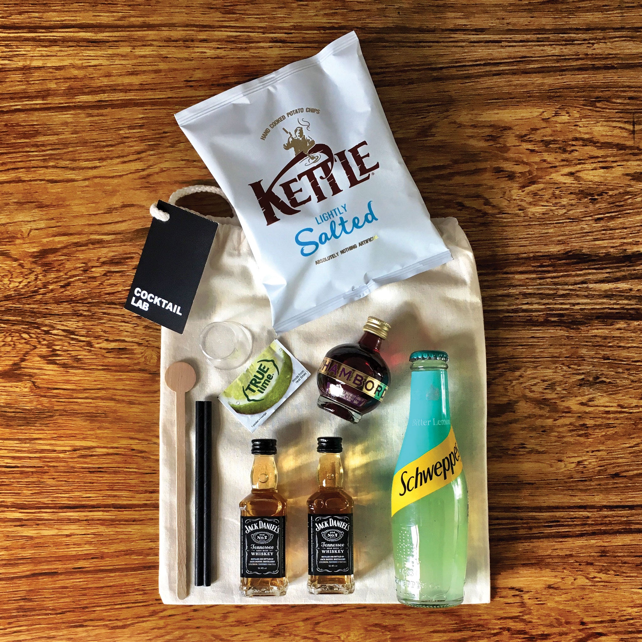Velvet Elvis Cocktail Kit & Crisps Gift Bag