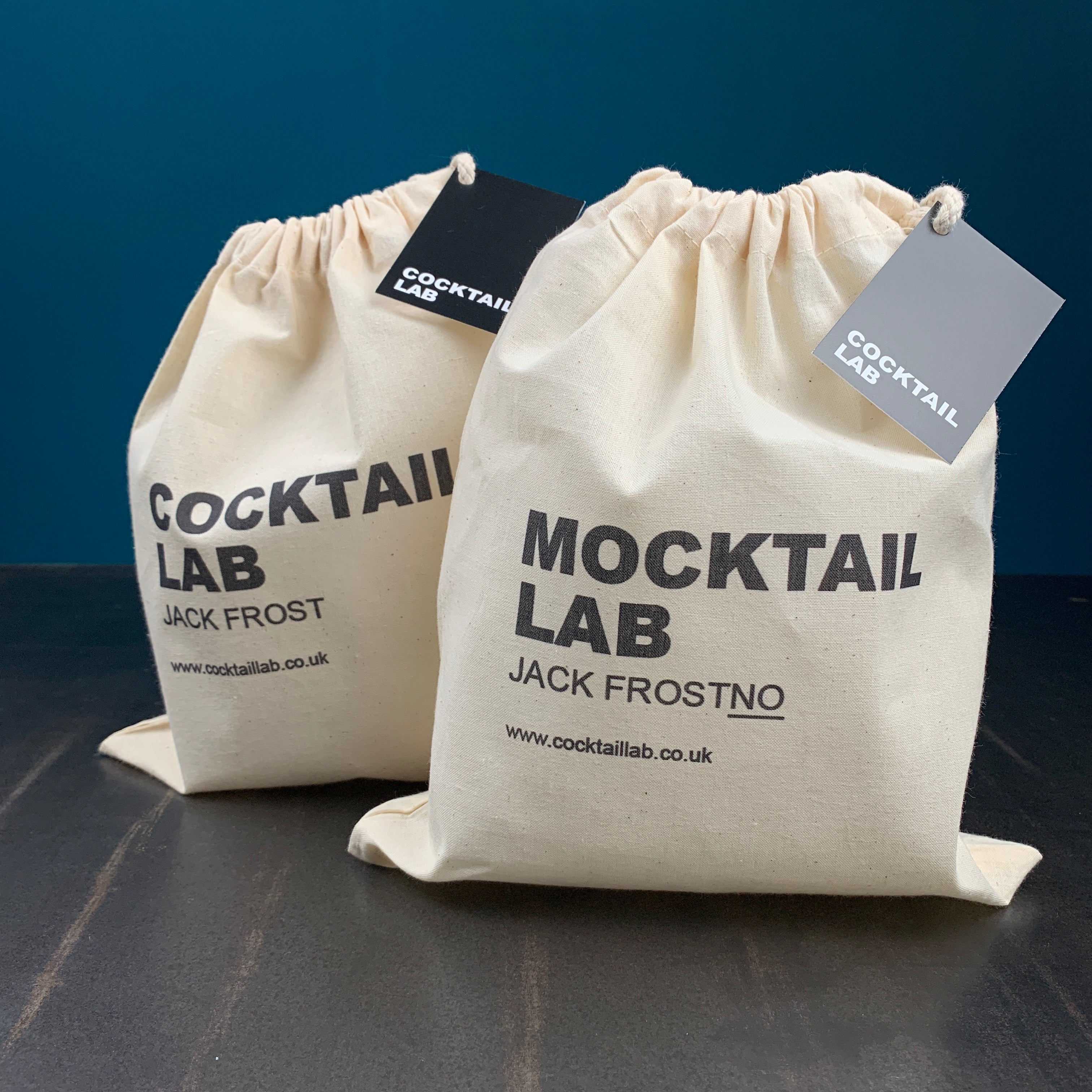 Jack Frost Cocktail Kit Gift Bag and Jack FrostNo Mocktail Bag
